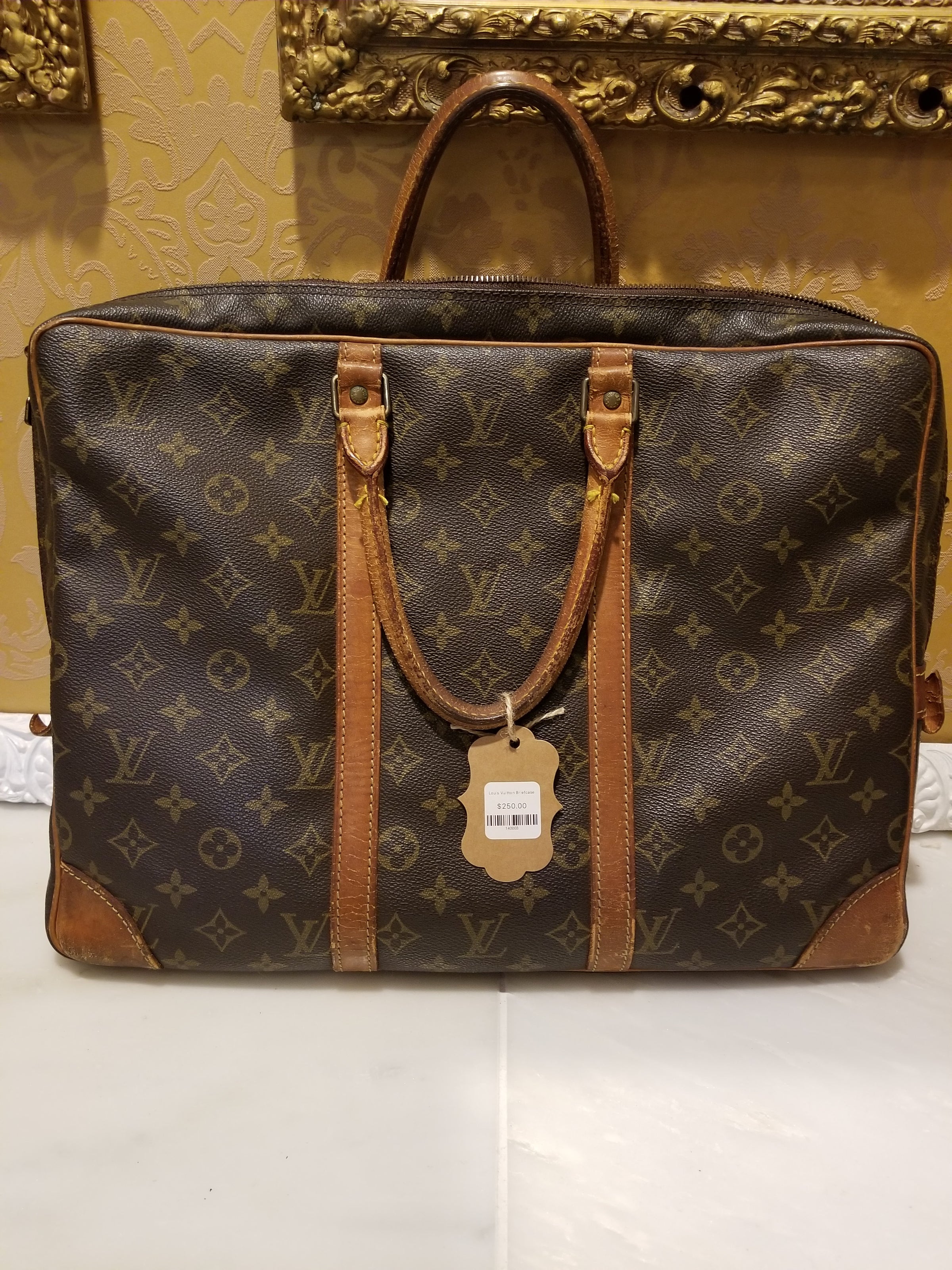 Vintage Louis Vuitton briefcase  Louis vuitton briefcase, Vintage louis  vuitton, Leather briefcase bag